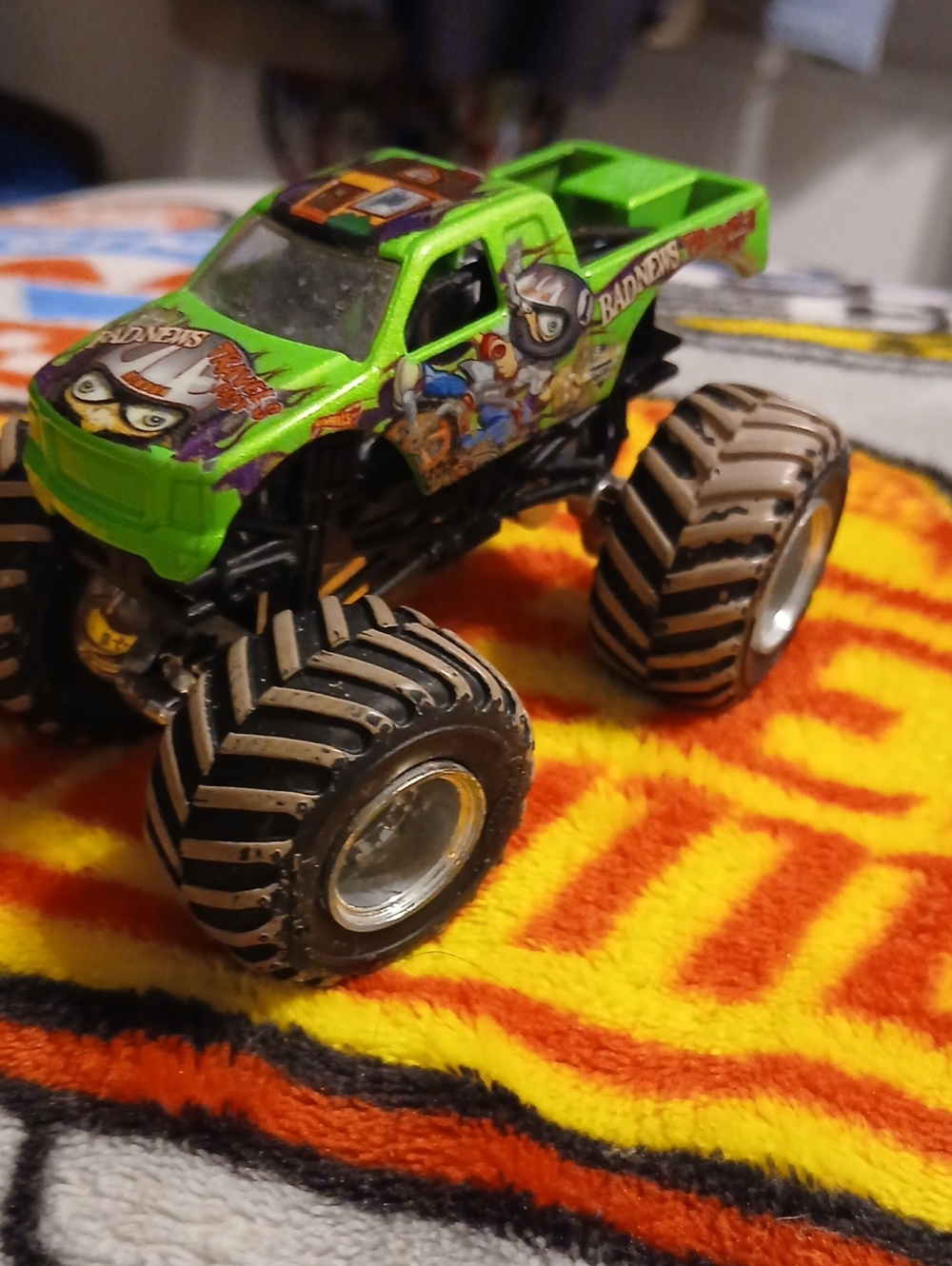 Bad News Travels Fast HW Monster Truck Toy -